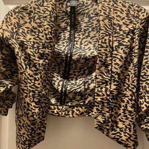 Animal Print Blazer
